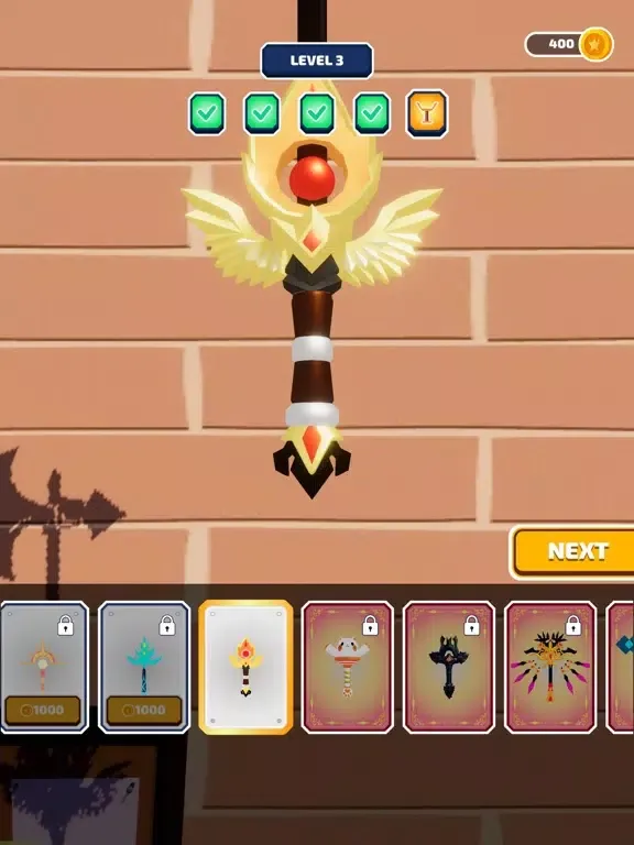 Tangkapan skrin Blade Master - Forge a sword iPad 