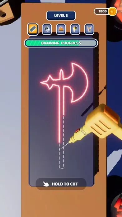 Tangkapan skrin Blade Master - Forge a sword