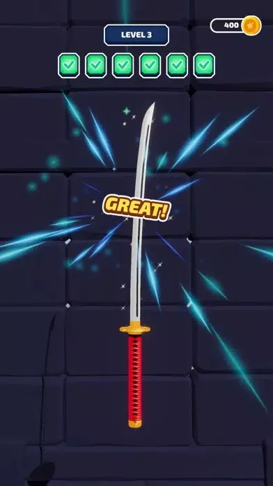 Tangkapan skrin Blade Master - Forge a sword