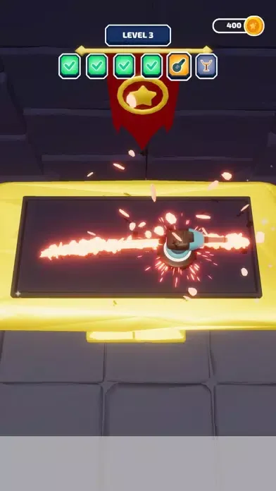 Tangkapan skrin Blade Master - Forge a sword
