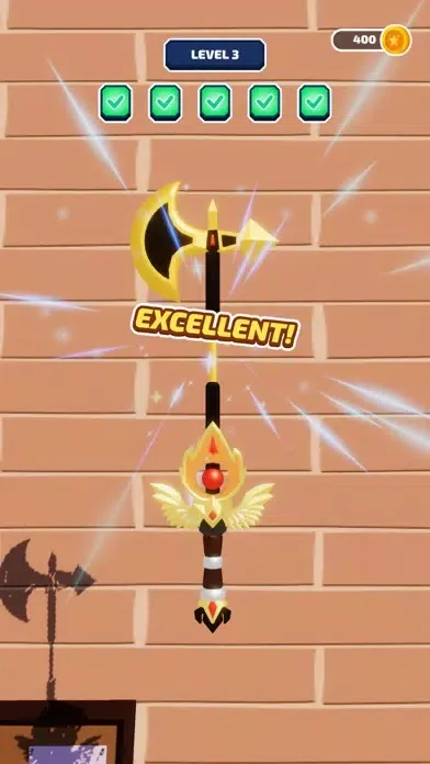 Tangkapan skrin Blade Master - Forge a sword