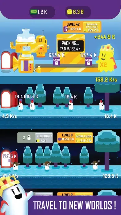 ภาพหน้าจอของ Ghost Idle Tycoon