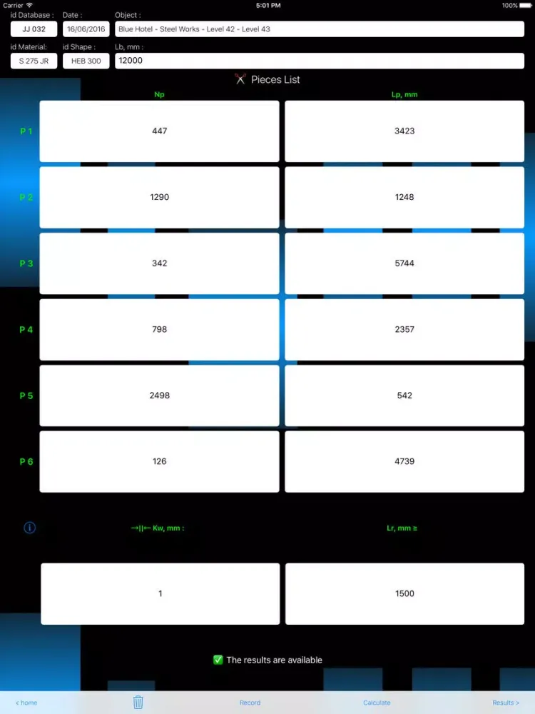 Capturas de tela do Cut No Waste iPad 