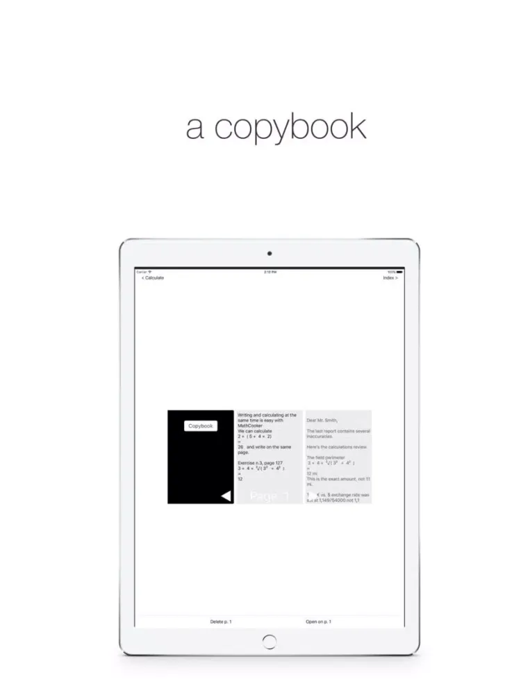 MathCooker calculates & writes iPad 应用截图