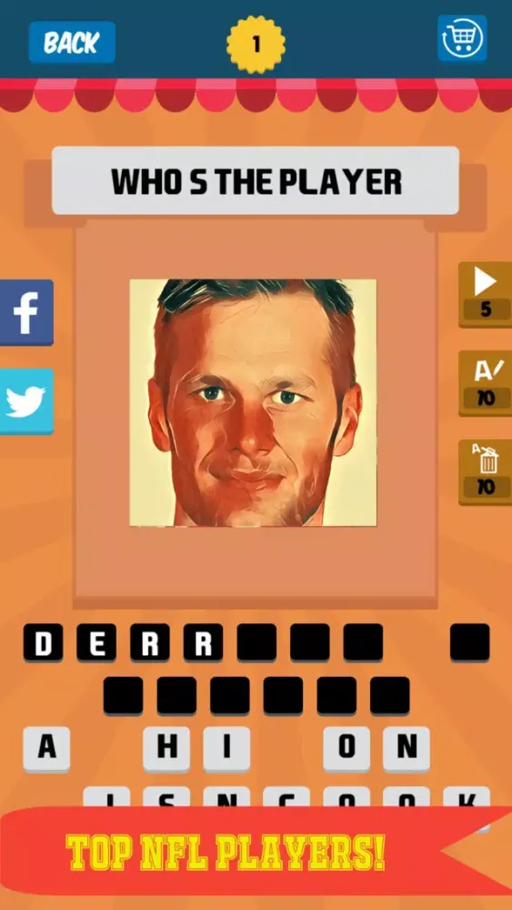 Captures d'écran de American Football Trivia - Guess the Player Quiz