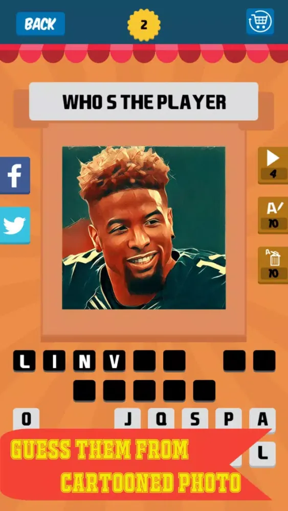 Captures d'écran de American Football Trivia - Guess the Player Quiz