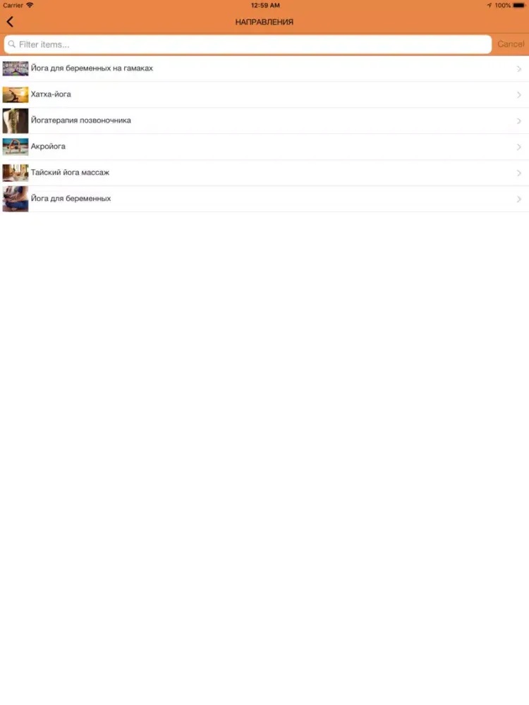 Screenshot di Йога студия Essence iPad 