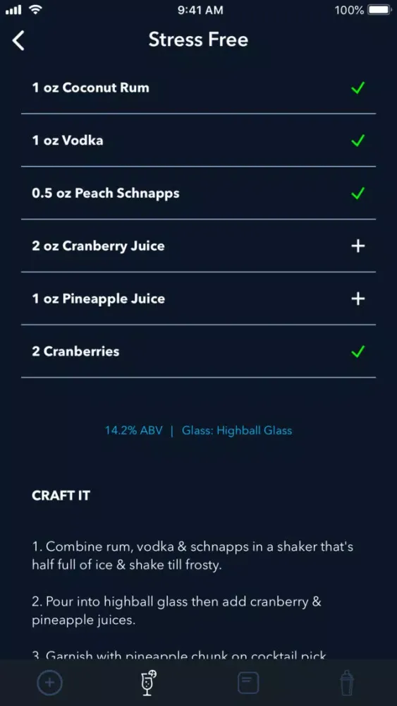 Screenshot di typsi - Cocktails Made Easy