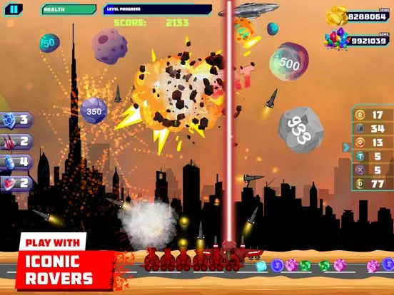 Delta Rover:Rock Blast Shooter iPad  Screenshots