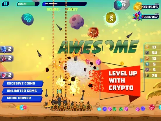 Delta Rover:Rock Blast Shooter iPad  Screenshots