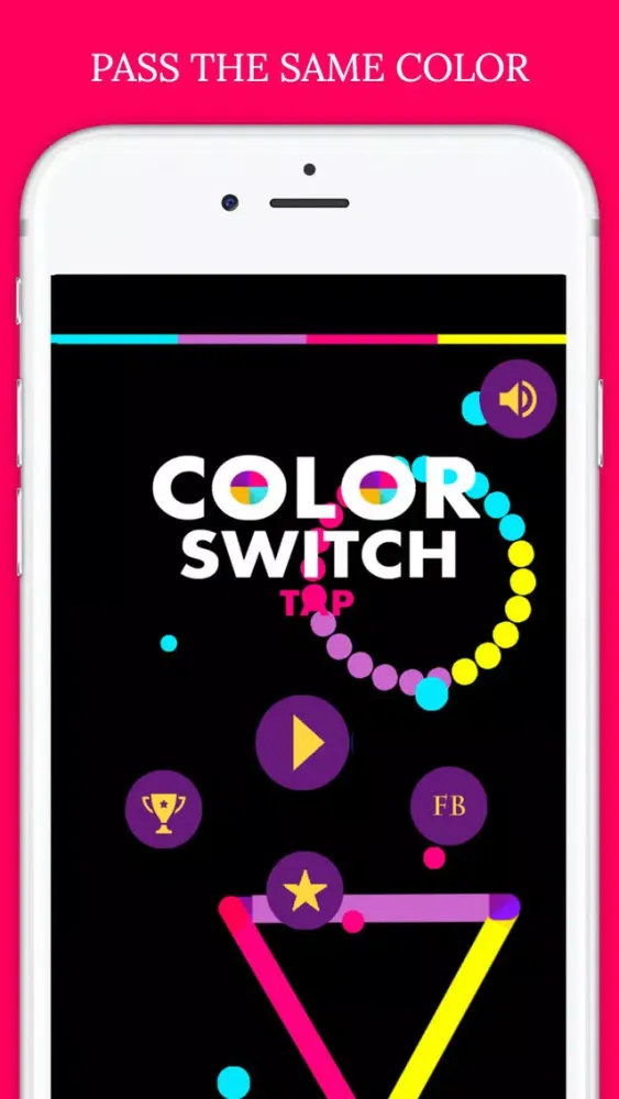 Capturas de tela do Tap Color Switch 2016