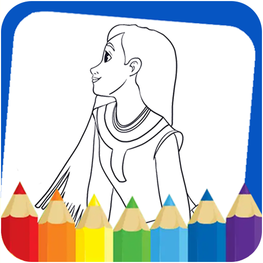 Asha coloring book