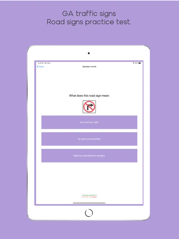 Captures d'écran de Georgia DDS DMV Test Prep iPad 