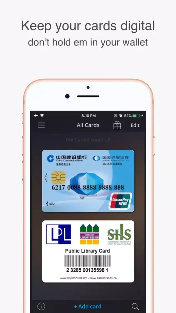 Hamrah Card Vault スクリーンショット