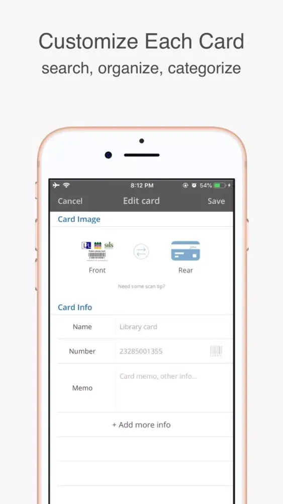 Hamrah Card Vault スクリーンショット