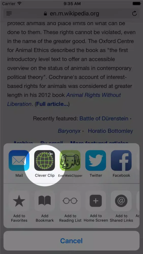 Clever Clip - Web Clipper Ekran Görüntüleri