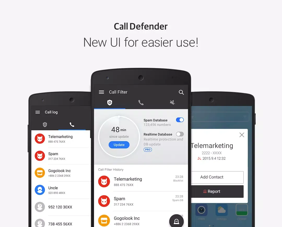 Call Defender سکرین شاٹس