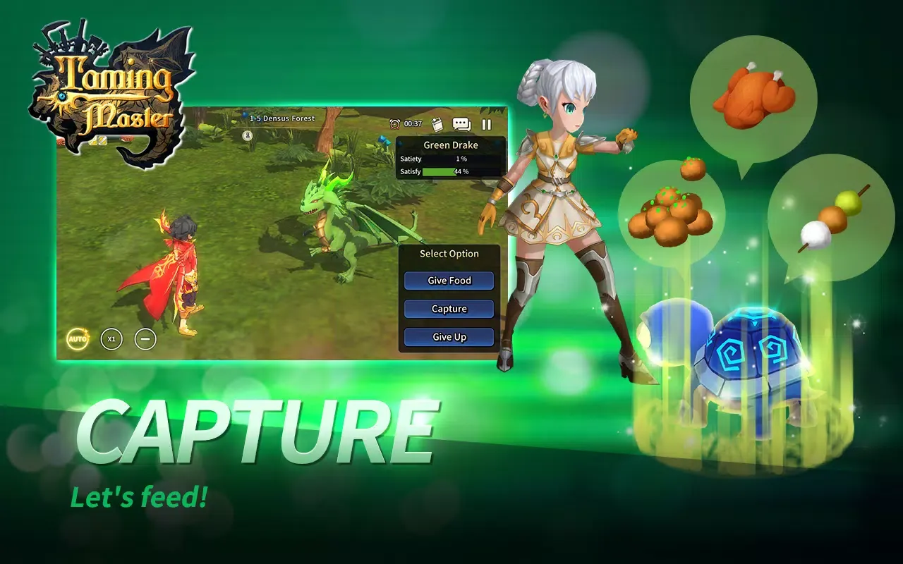 Capturas de tela do Taming Master