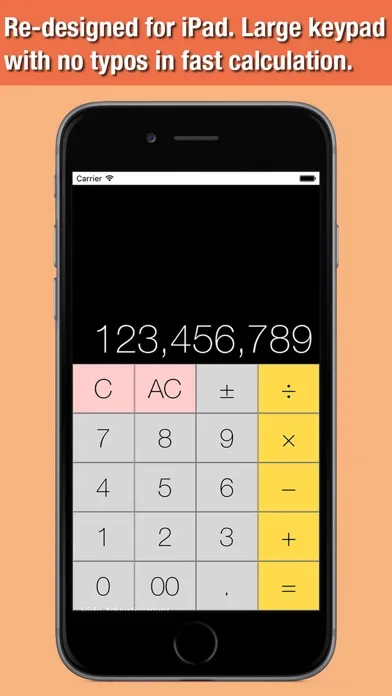 Ảnh chụp màn hình của Calculator - iPad Version