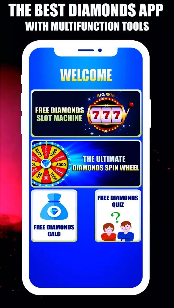 Zrzuty ekranu Free Diamonds Slots Machine - 2021