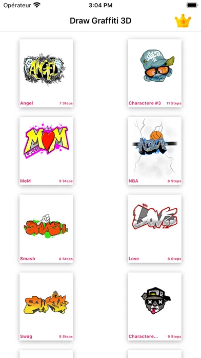 ภาพหน้าจอของ How to Draw Graffiti 3D