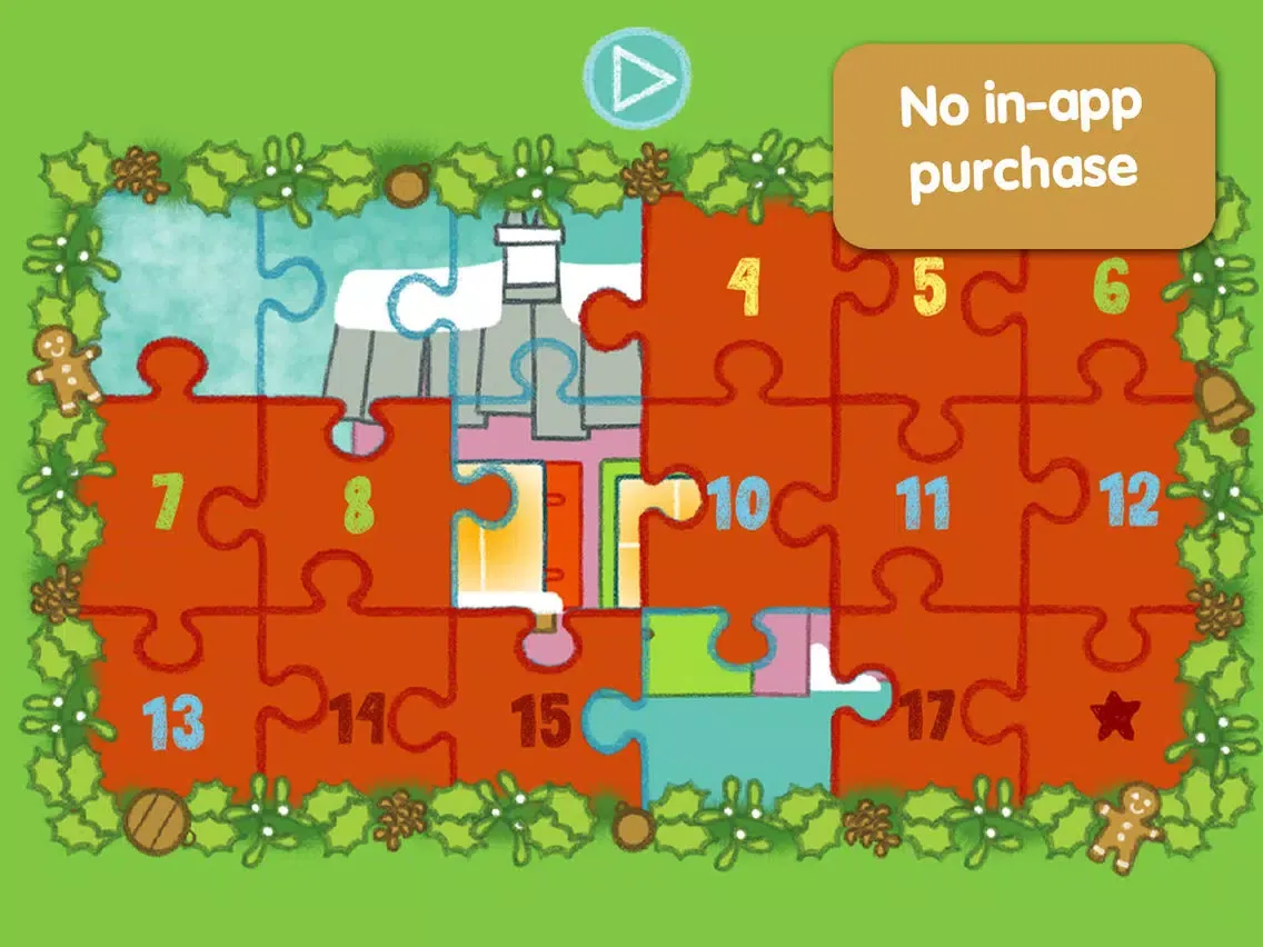 ภาพหน้าจอของ Christmas Jigsaw Puzzle Pango iPad 
