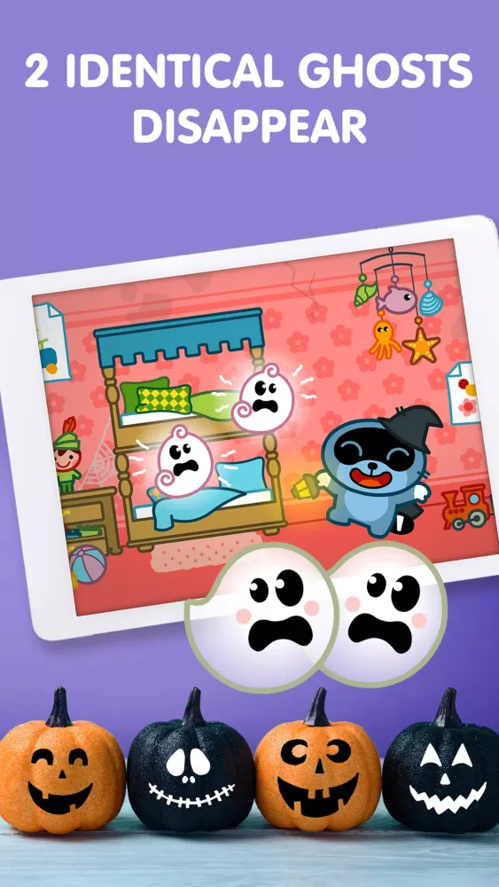Ảnh chụp màn hình của Pango Halloween Memory Match