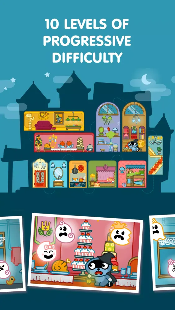 Ảnh chụp màn hình của Pango Halloween Memory Match