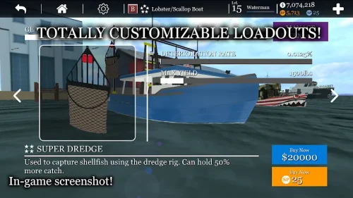 uCaptain: Boat Fishing Game 3D-screenshot-5