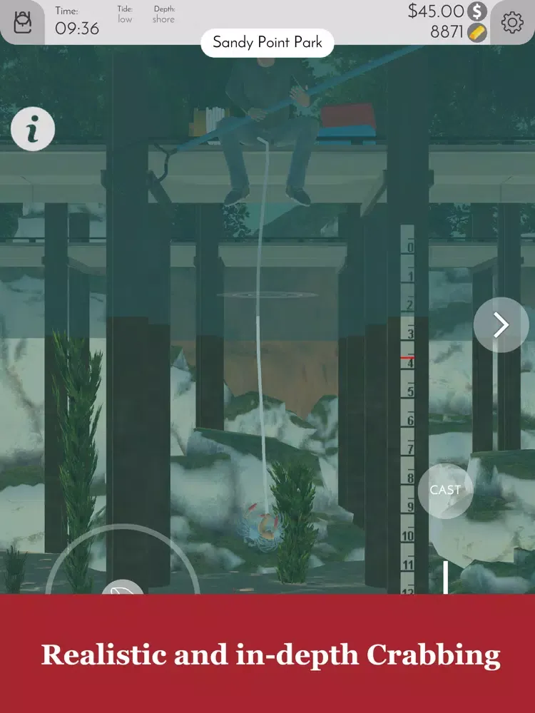 Crab Fishing Game - iCrabbing iPad  سکرین شاٹس