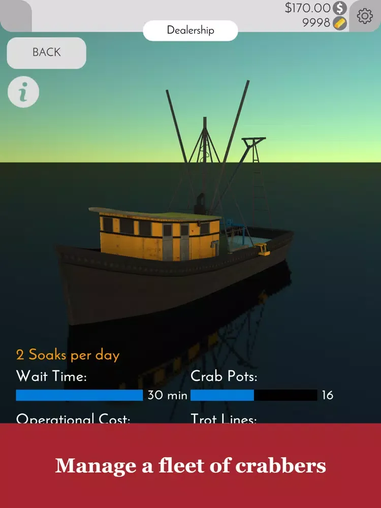 Crab Fishing Game - iCrabbing iPad  سکرین شاٹس