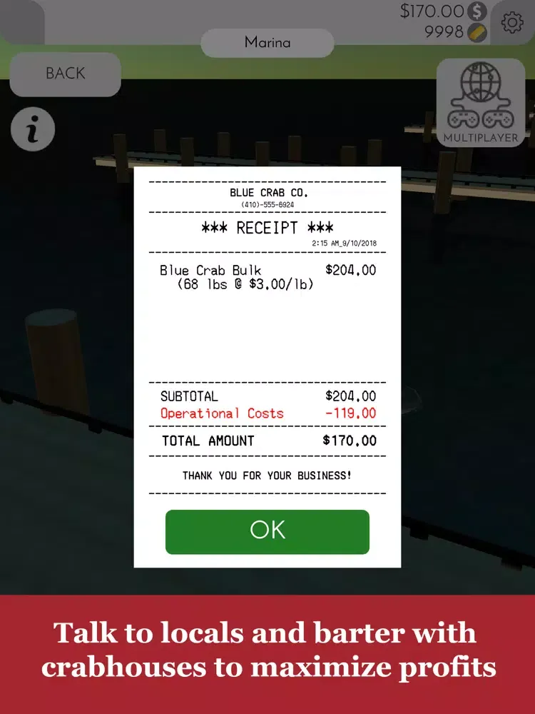 Crab Fishing Game - iCrabbing iPad  سکرین شاٹس