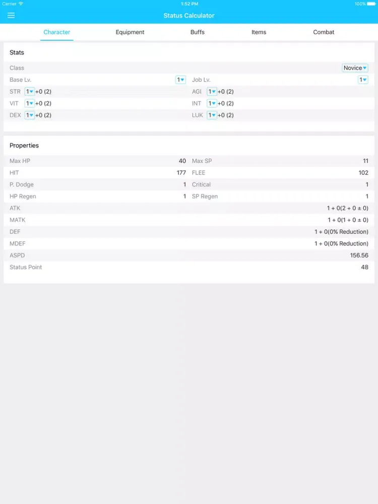 Tangkapan skrin Roer - DB for Ragnarok Online iPad 