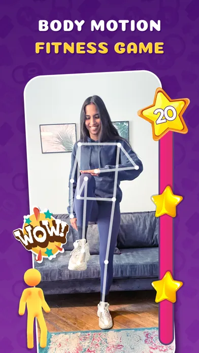 Capturas de tela do FunFit: At-Home Workout Games