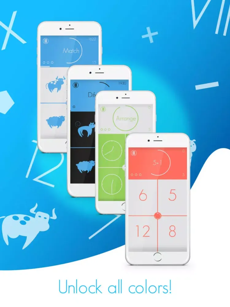 Capturas de pantalla de Faster Than You - Logic Quiz Mini Games for Free! Challenge and train your big skills or crush your tiny brain! iPad 