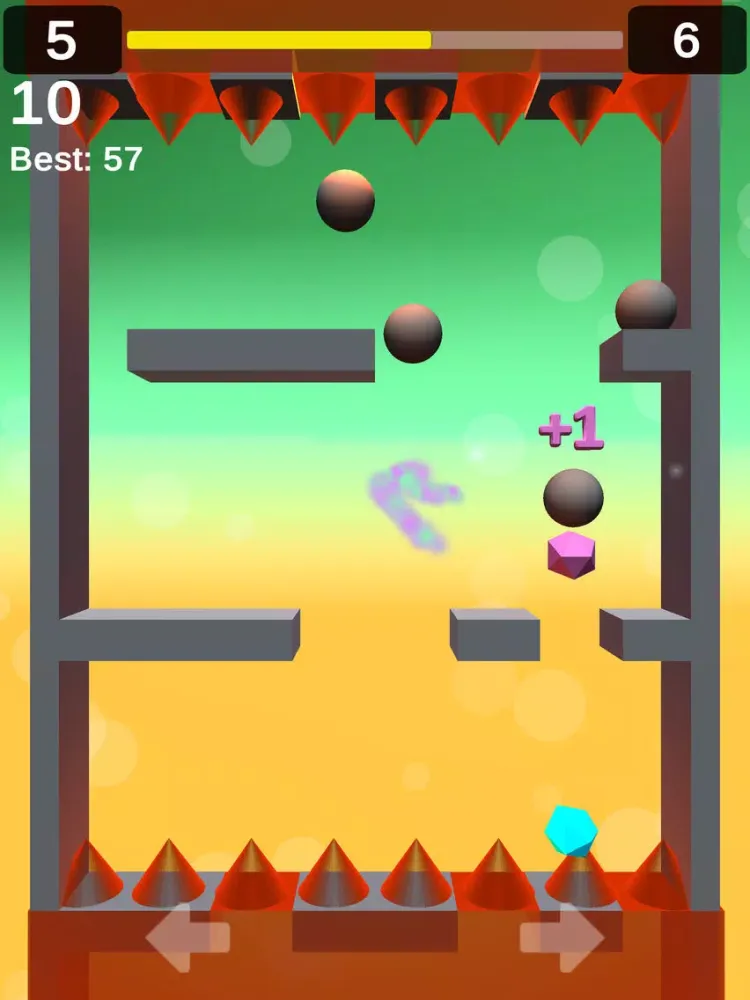 Falling Spheres 3D iPad  سکرین شاٹس