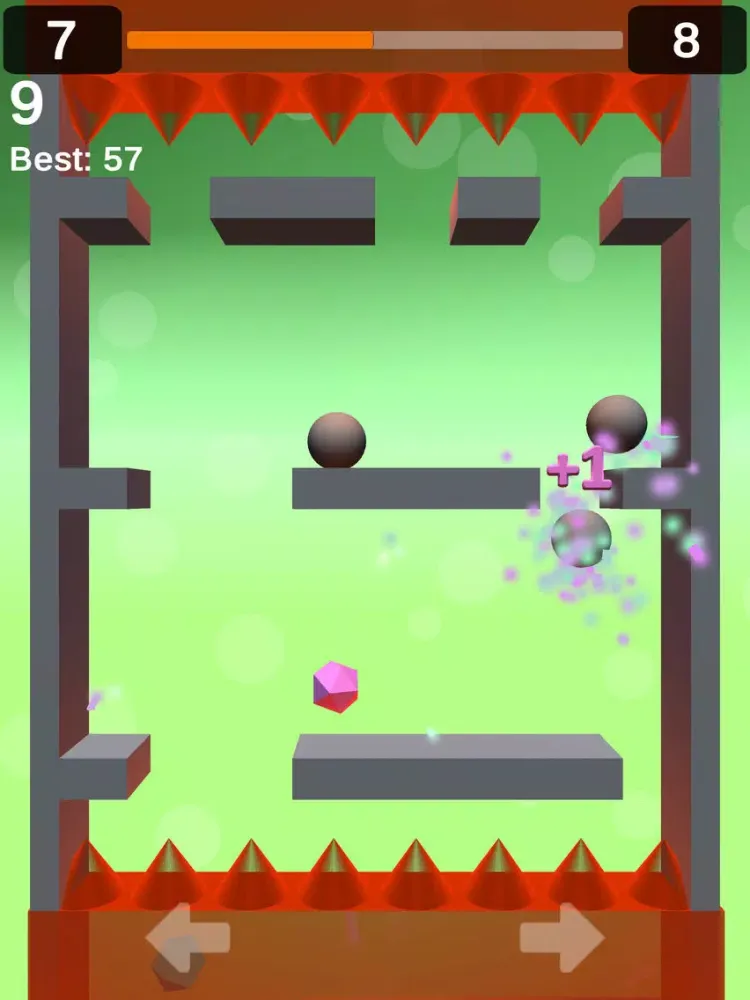 Falling Spheres 3D iPad  سکرین شاٹس