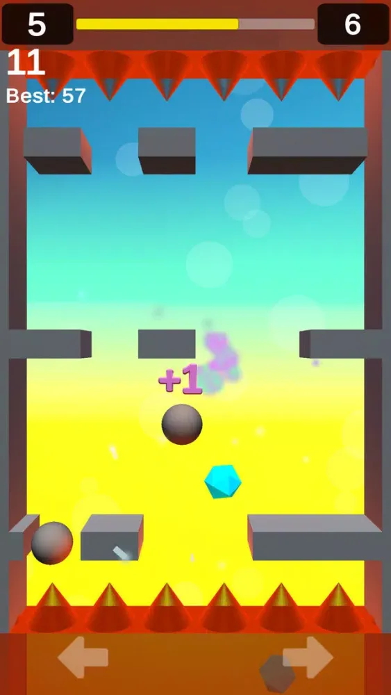 Falling Spheres 3D سکرین شاٹس