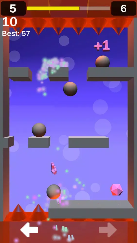 Falling Spheres 3D سکرین شاٹس