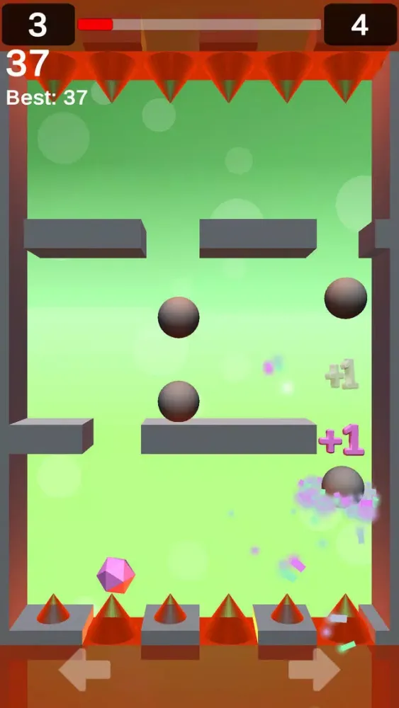 Falling Spheres 3D سکرین شاٹس