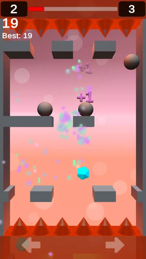 Falling Spheres 3D سکرین شاٹس
