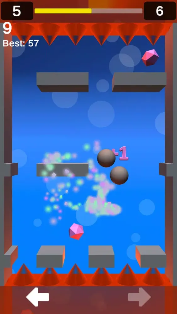 Falling Spheres 3D سکرین شاٹس