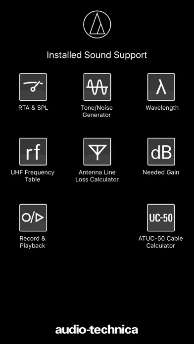 Audio-Technica Installed Sound سکرین شاٹس