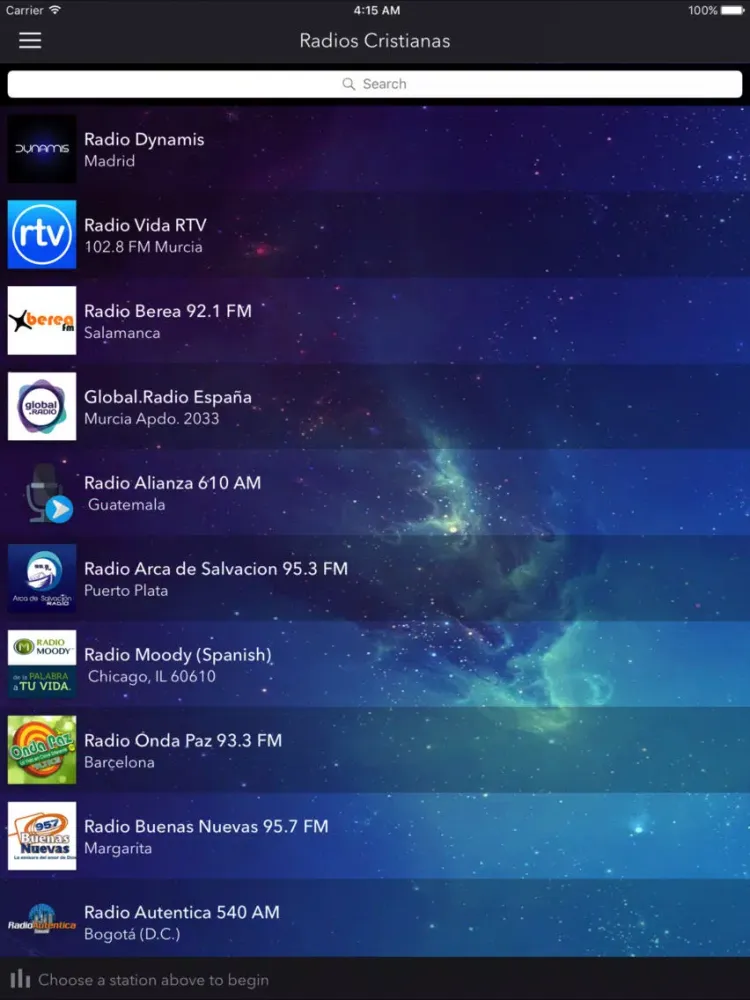 Capturas de pantalla de Radios Cristianas iPad 