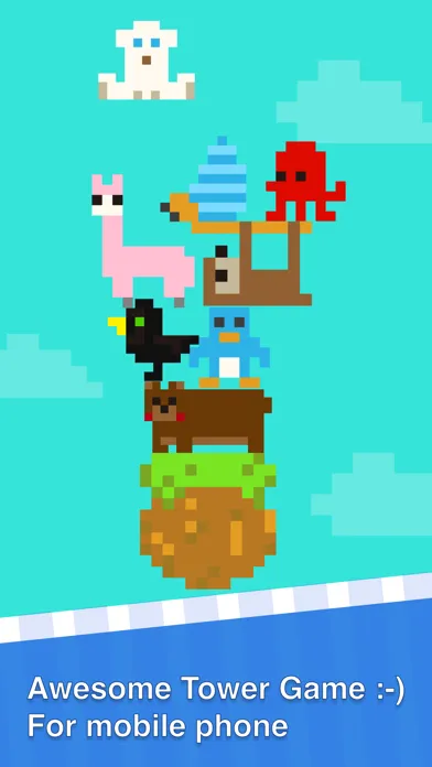 Pretty Sad Animal Tower Stack Screenshots