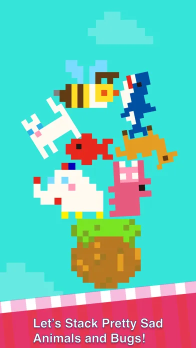 Pretty Sad Animal Tower Stack Screenshots