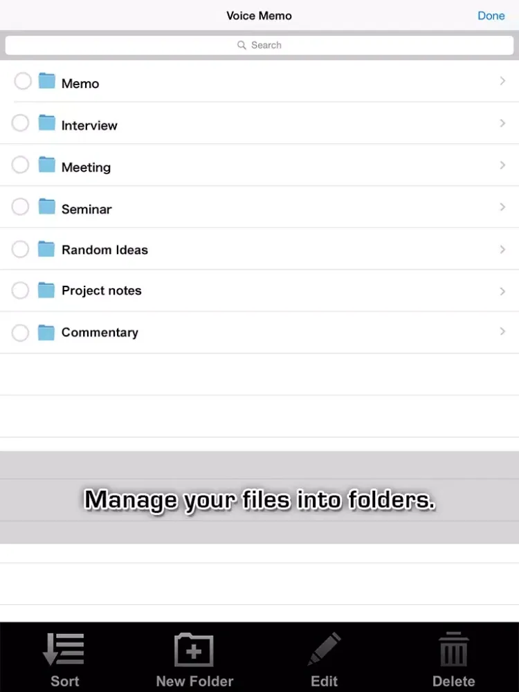 Captures d'écran de Time Machine Voice Memo Lite iPad 