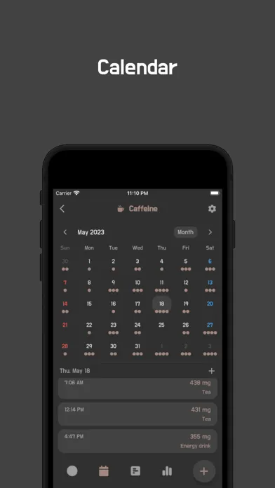 Capturas de tela do TimeLog - Timestamp Counter