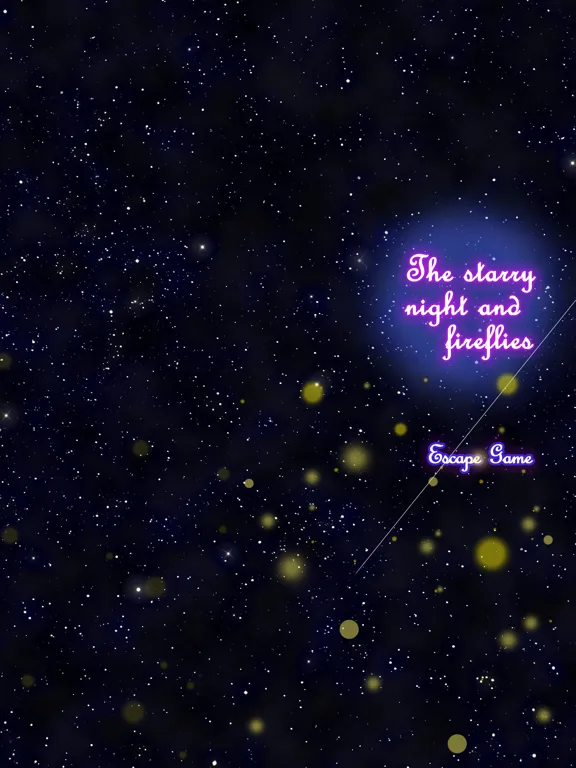 The starry night and fireflies iPad 應用截圖