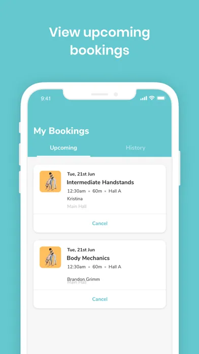 Tangkapan skrin Halo Fitness Studio